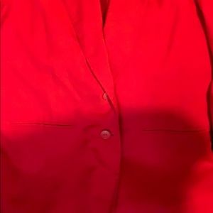 Red blazer